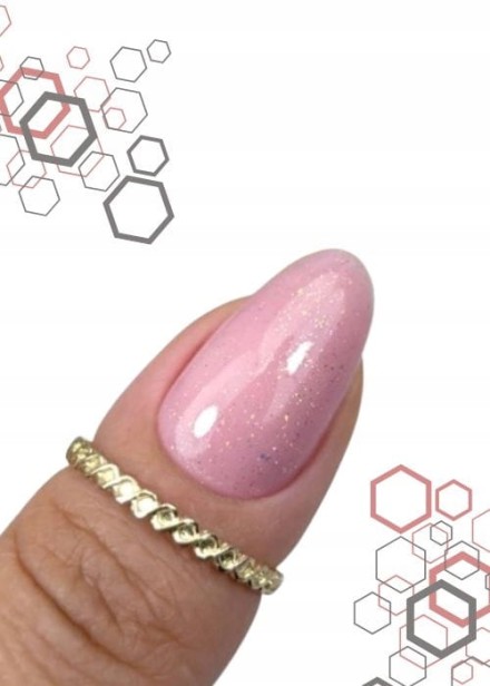 SLOWIANKA Top Coat No Wipe Top hybrydowy SHIMMER STAR 10g