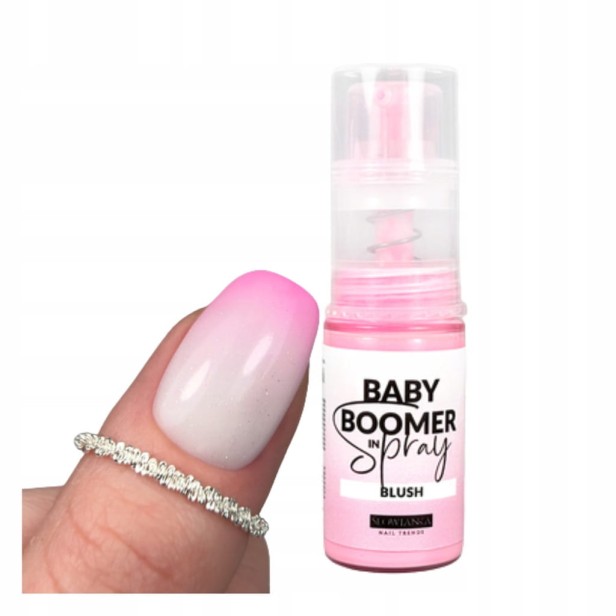 SLOWIANKA Proszek do ombre Baby Boomer in Spray BLUSH 5g