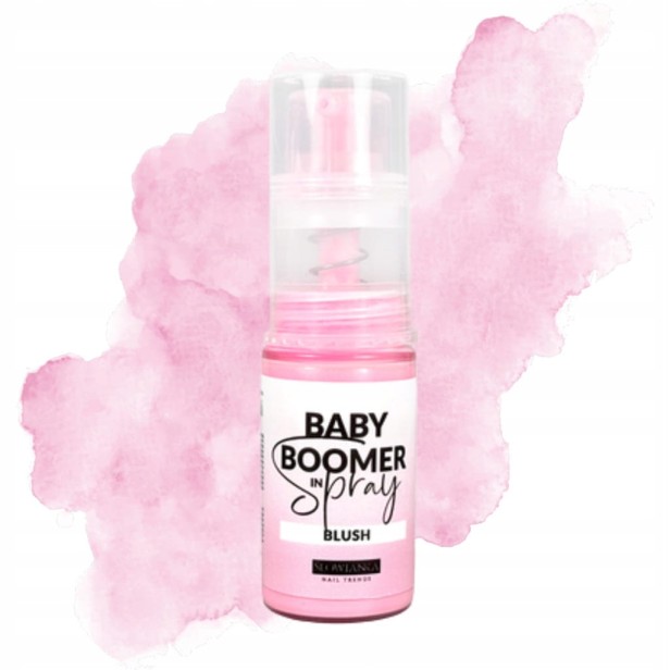 SLOWIANKA Proszek do ombre Baby Boomer in Spray BLUSH 5g