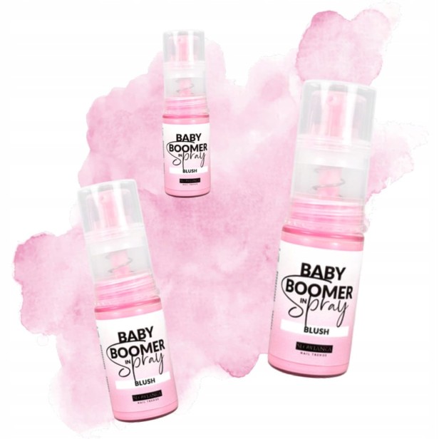SLOWIANKA Proszek do ombre Baby Boomer in Spray BLUSH 5g