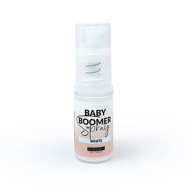 SLOWIANKA Proszek do ombre/babyboomer Baby Boomer in Spray White 5g