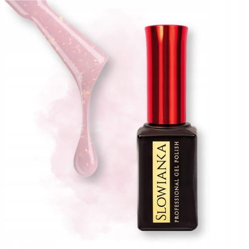 SLOWIANKA Baza hybrydowa Różowa z Drobinami 408 UNICORN SKIN BASE 10g