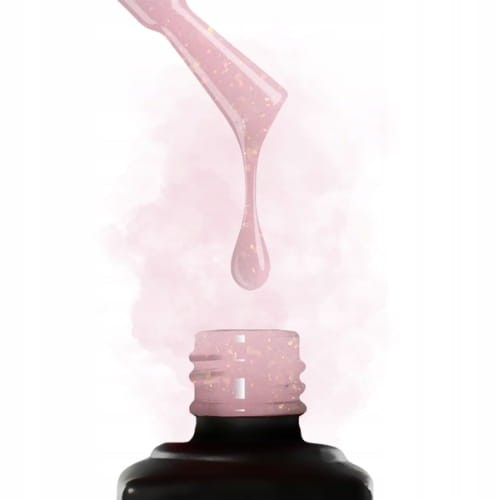 SLOWIANKA Baza hybrydowa Różowa z Drobinami 408 UNICORN SKIN BASE 10g