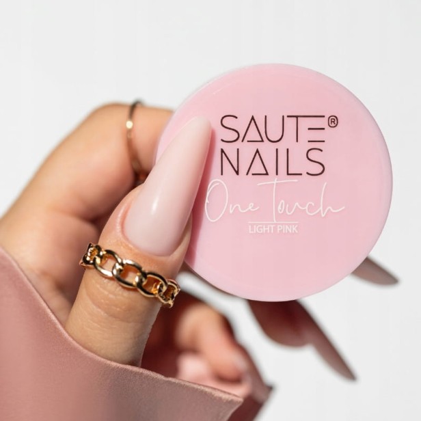 Saute Nails Żel Budujący do paznokci podkładkowy One Touch LIGHT PINK 30g