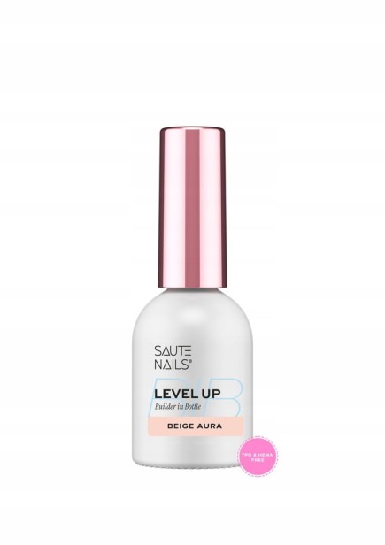Saute Nails Żel w butelce BiB Level Up BEIGE AURA 8ml