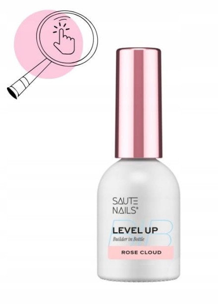 Saute Nails Żel w butelce BiB Level Up ROSE CLOUD 8ml