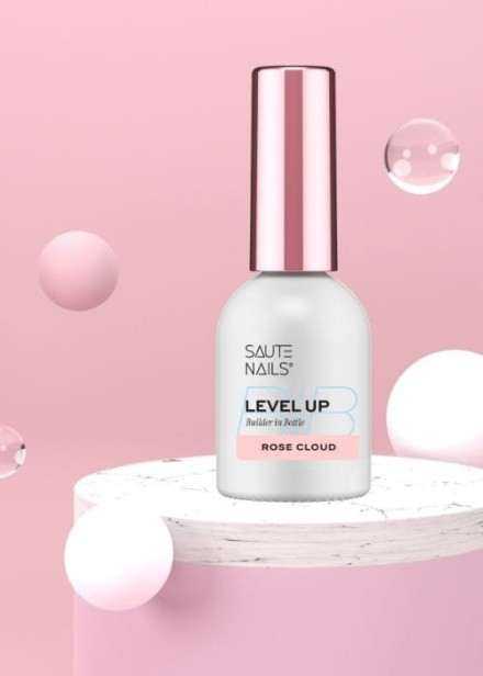 Saute Nails Żel w butelce BiB Level Up ROSE CLOUD 8ml
