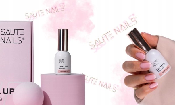 Saute Nails Żel w butelce BiB Level Up ROSE CLOUD 8ml