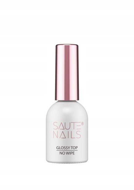 Saute Nails Top Hybrydowy GLOSSY Top No Wipe 8ml