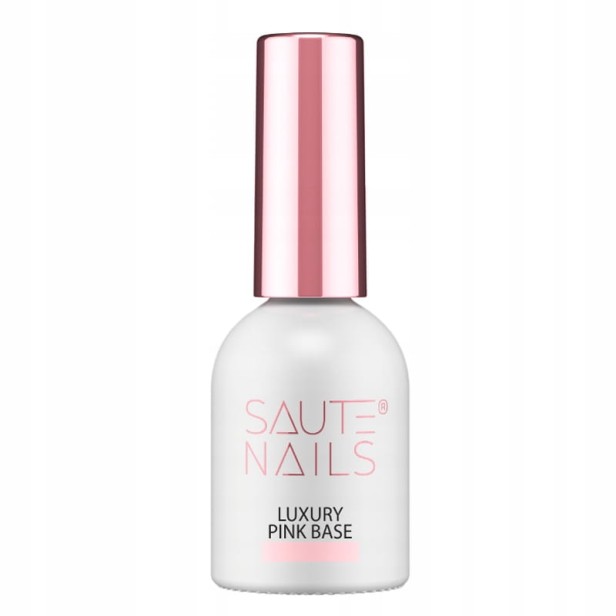Saute Nails Baza Hybrydowa Do Paznokci LUXURY PINK BASE 8ml
