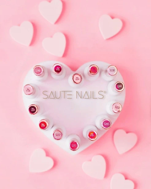 Saute Nails Baza Hybrydowa Do Paznokci LUXURY LIGHT PINK BASE 8ml