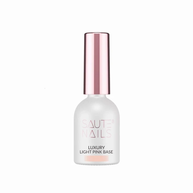 Saute Nails Baza Hybrydowa Do Paznokci LUXURY LIGHT PINK BASE 8ml