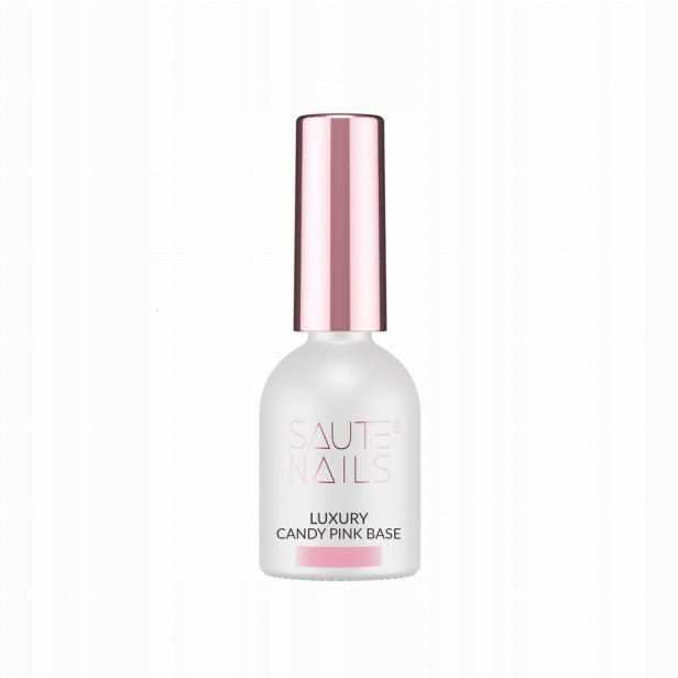 Saute Nails Baza Hybrydowa Do Paznokci LUXURY CANDY PINK BASE 8ml