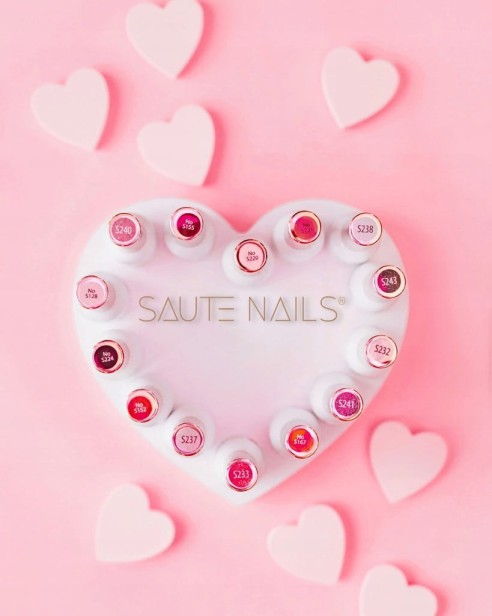 Saute Nails Baza Hybrydowa Do Paznokci LUXURY CANDY PINK BASE 8ml