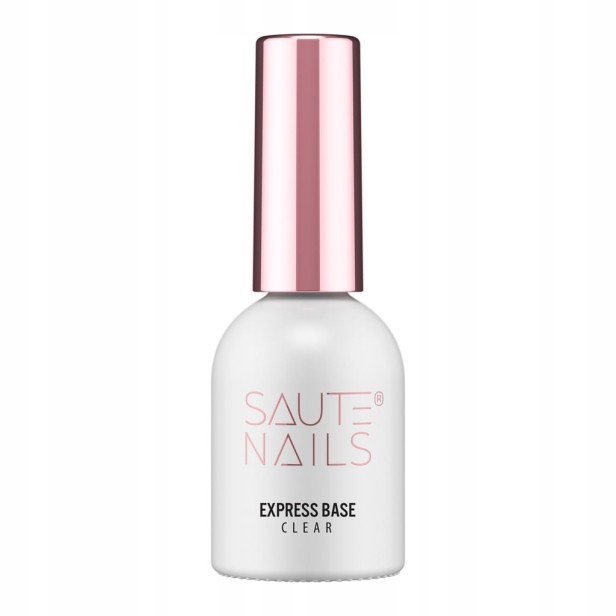 Saute Nails Baza Hybrydowa Do Paznokci Przeźroczysta EXPRESS BASE CLEAR 8ml