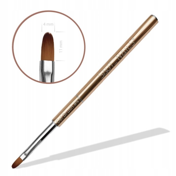 Saute Nails Pędzelek do żelu GEL BRUSH #4