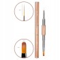 Saute Nails Pędzelek dwustronny do manicure i pedicure SN08 Round #4