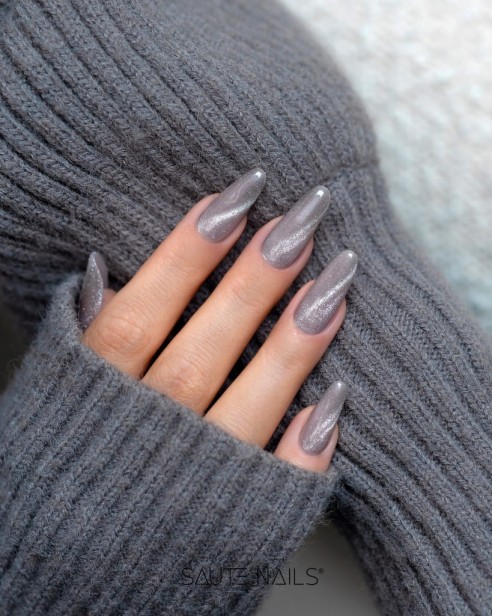 Saute Nails Lakier hybrydowy E16 CAT EYE Effect 8ml