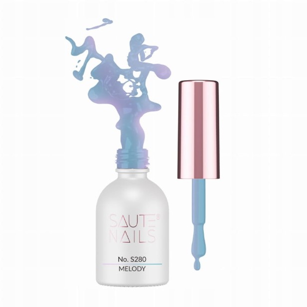 Saute Nails Lakier hybrydowy drobiny Mermaid S280 MELODY 8ml