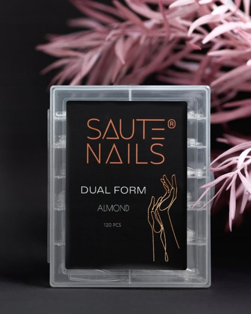 Saute Nails Szablony do przedłużania paznokci ALMOND 120szt