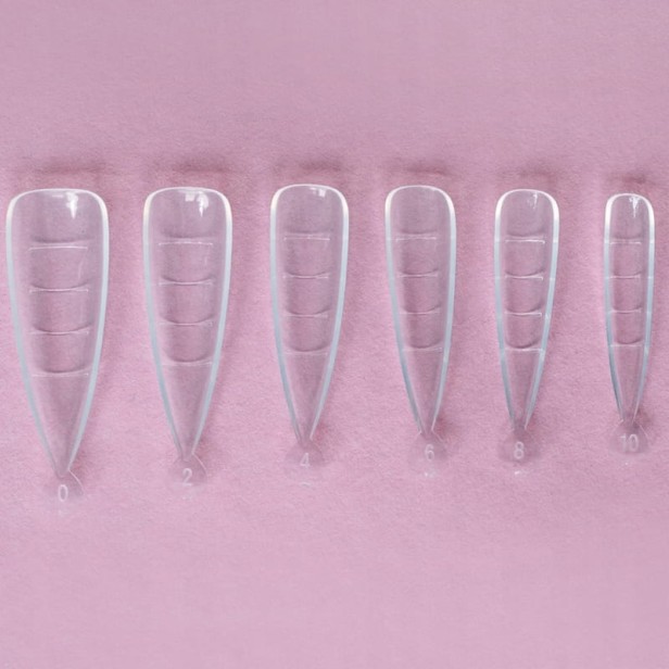 Saute Nails Szablony do przedłużania paznokci ALMOND 120szt