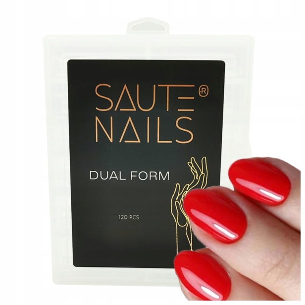 SAUTE NAILS Dual Formy do paznokci NATURAL 120szt