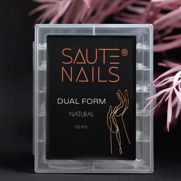 SAUTE NAILS Dual Formy do paznokci NATURAL 120szt