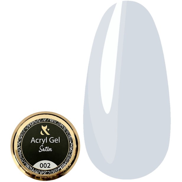 F.O.X FOX Acryl Gel Satin 002 Niebieski Akrylożel w słoiczku 30ml