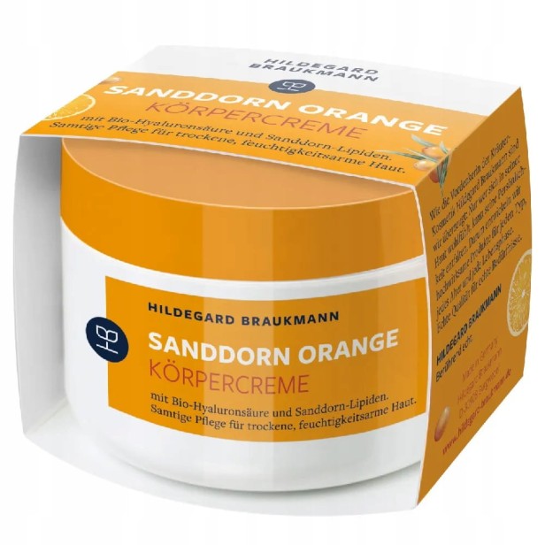 Odżywczy krem do ciała Sanddorn Orange Korpercreme 200ml Hildegard Braukman