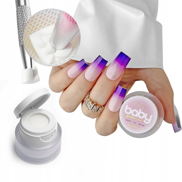 Clavier Żel 3w1 do Zdobień Baby Boomer Artistic Gel Ombre Paint C05 VANITY