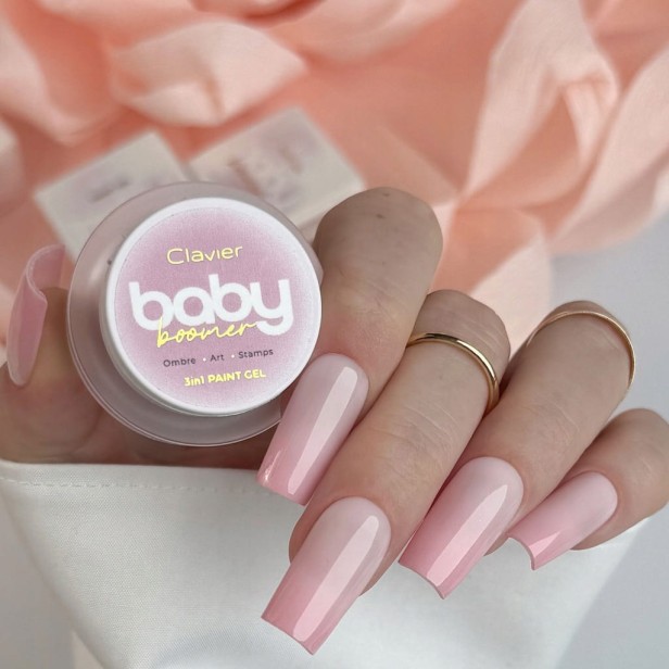 Clavier Żel 3w1 do Zdobień Baby Boomer Artistic Gel Ombre Paint B01 BLOOM