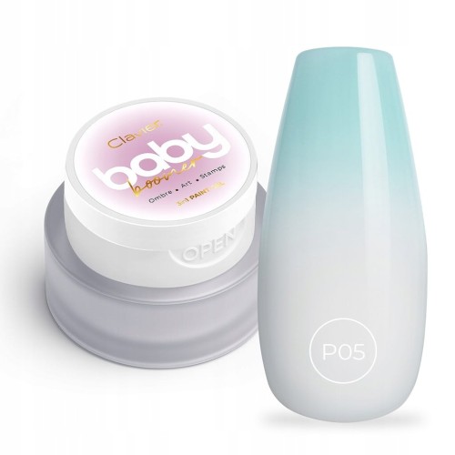 Clavier Żel 3w1 do Zdobień Baby Boomer Artistic Gel Ombre Paint P05 BLUELLE