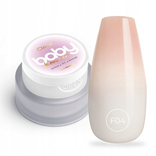 Clavier Żel 3w1 do Zdobień Baby Boomer Artistic Gel Ombre Paint F04 SENSUAL