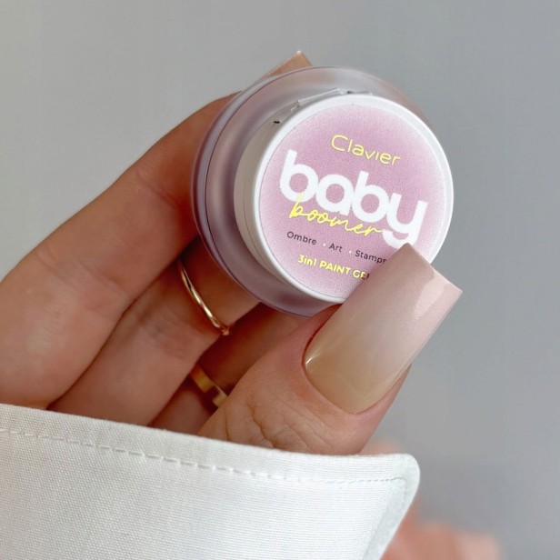 Clavier Żel 3w1 do Zdobień Baby Boomer Artistic Gel Ombre Paint F04 SENSUAL