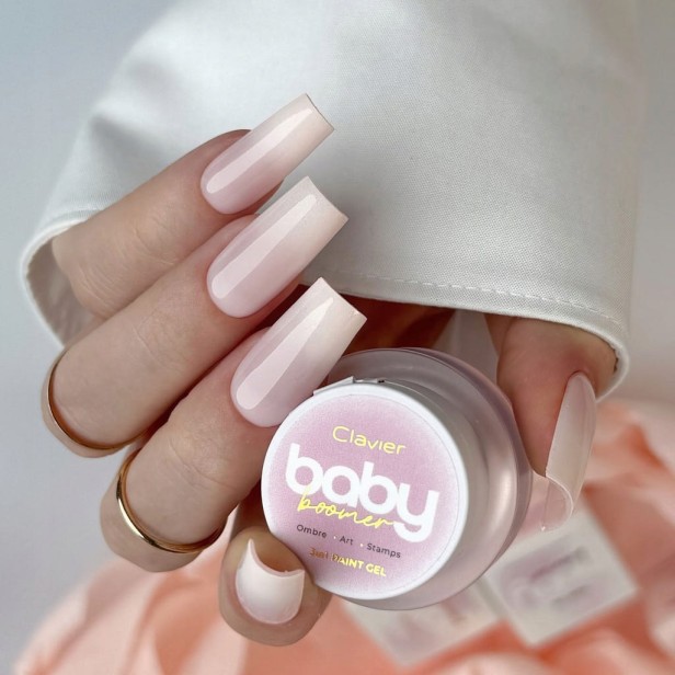 Clavier Żel 3w1 do Zdobień Baby Boomer Artistic Ombre Paint P03 PEACHELLE
