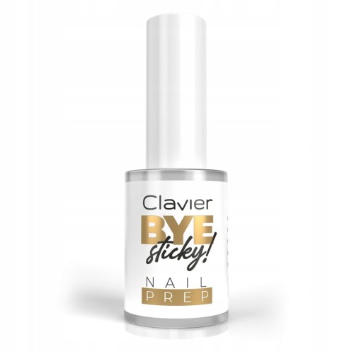 Clavier BYE STICKY Preparat odtłuszczający do paznokci NAIL PREP, 7ml