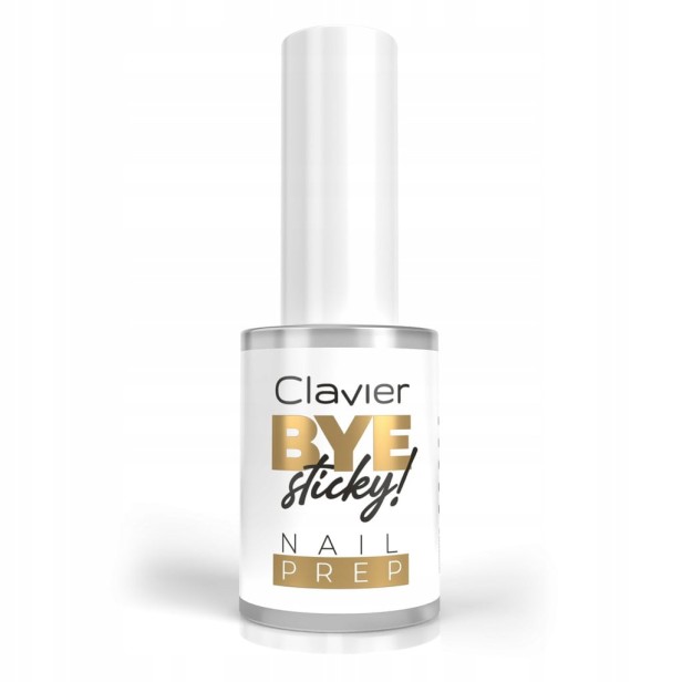 Clavier BYE STICKY Preparat odtłuszczający do paznokci NAIL PREP, 7ml