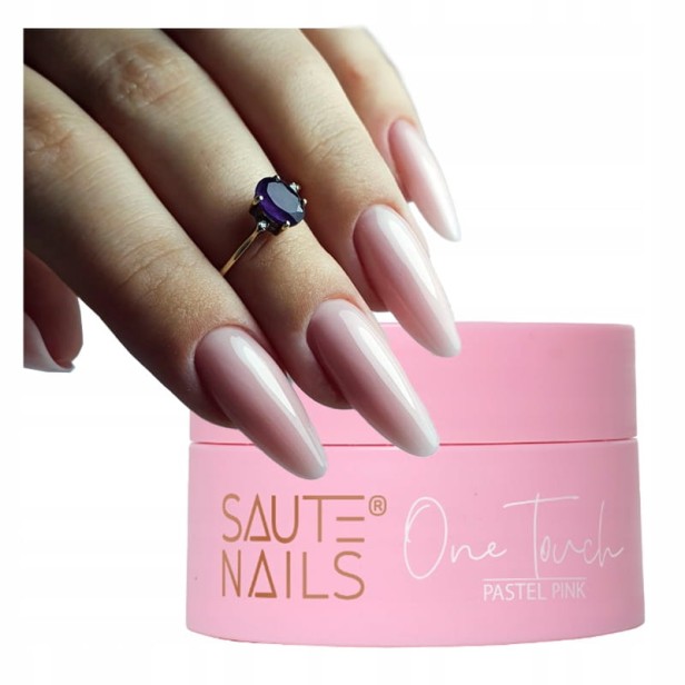 Saute Nails Żel Budujący do paznokci One Touch PASTEL PINK 50g