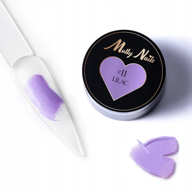 Molly Nails Pro Art pasta do zdobień fioletowa #11 LILAC 5g