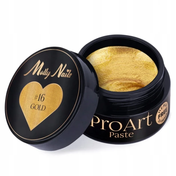 Molly Nails Pro Art pasta do zdobień złota #16 GOLD 5g