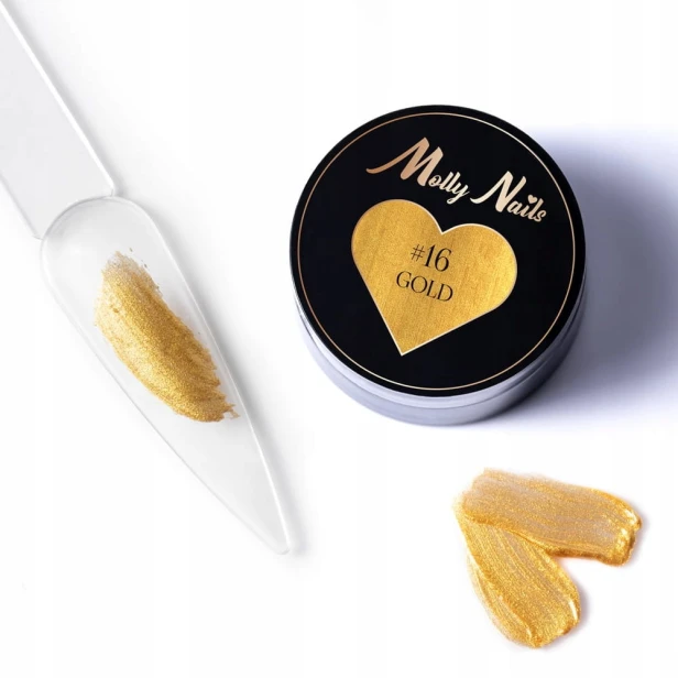 Molly Nails Pro Art pasta do zdobień złota #16 GOLD 5g