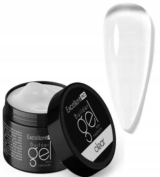 Excellent PRO Żel budujący Builder Gel With Thixotropy CLEAR 50g