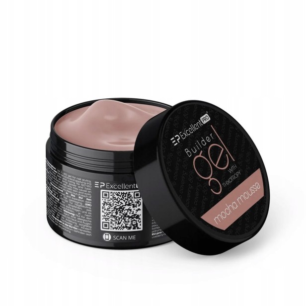 Excellent PRO Żel budujący beżowy Builder Thixotropy MOCHA MOUSSE 50g