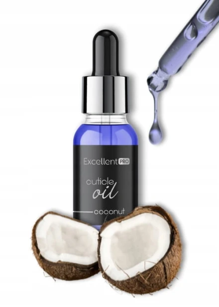 Excellent PRO oliwka do skórek paznokci z pipetą Coconut KOKOS 10ml
