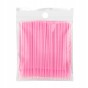 100x Aplikator Do Rzęs Profesjonalny Precyzyjny Bezwłóknowy Różowy Pink