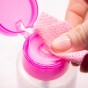 Allepaznokcie Dozownik z pompką na płyny - Cleaner, Aceton - różowy 150ml