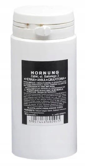 Hornung Grafitowa henna do brwi i rzęs grafitowa 20g