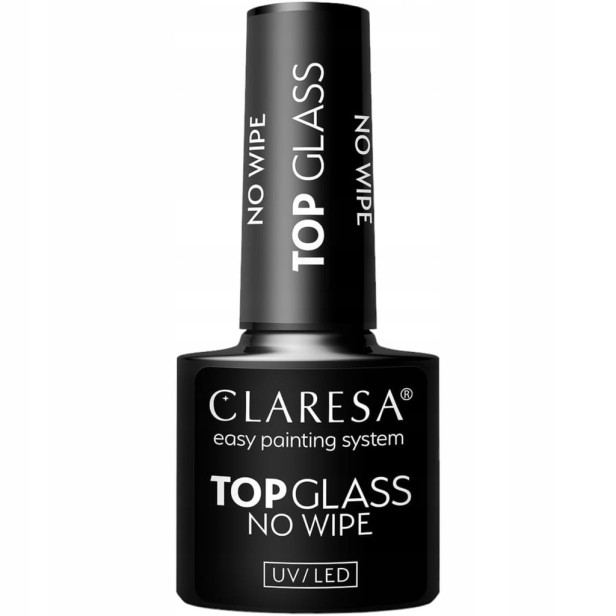 Claresa Top hybrydowy Top GLASS No wipe 5g