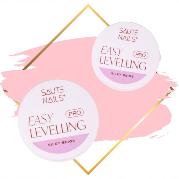 Saute Nails Żel Budujący Easy Levelling Pro Beż SILKY BEIGE TPO Free 30g