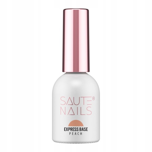 Saute Nails Baza Hybrydowa Do Paznokci Brzoskwinia EXPRESS BASE PEACHY 8ml